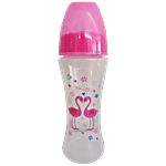 Vauva Wide Neck Slim Bottle - Assorted Colour, Blue/Pink/Orange/Green 250 ml