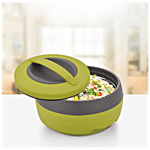 Asian Insulated Plastic Casserole For Roti/Chapati - Cosmos N Dlx, Green 2.5 L Box