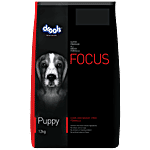 Drools Focus Dog Food - Puppy, Super Premium All Breed Formula 12 kg (Get Free 1 kg Extra Inside)