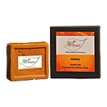 ArtNWeaves Herbal Cow Butter Handmade Soap - Papaya 100 g