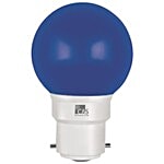 C&S Electric LED Bulb - 0.5 Watt, Blue, B22 1 pc