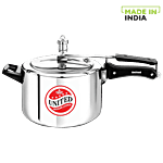 United Aluminium Pressure Cooker - Regular, Silver 5 L