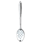 Anjali Stainless Steel Slotted Serving Spoon - No. 9, Silvera 1 pc