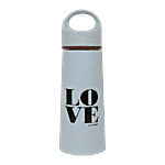 DP Glass Bottle With Plastic Outer - Sky Blue, BB1310 400 ml