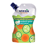 Veeba Carrot & Cucumber Sandwich Spread Chefs Special 100 g Pouch