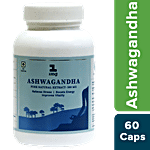 1mg Ashwagandha - 500 mg, Stress Relief, Potent Extracts 60 Capsules 