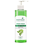 BIOTIQUE Fresh Neem Pimple Control Face Wash - For All Skin Types 200 ml 