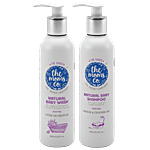 The Moms Co Natural Tear-Free Baby Shampoo + Baby Wash 200 ml + 200 ml 
