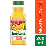 Tropicana Mixed Fruit Delight Juice - Aseptic Pack 200 ml Bottle