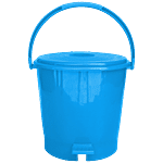 Princeware Pedal Dustbin / Garbage Bin with Lid - Blue Colour 10 L