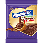 Alpenliebe Grande Eclairs Caramel Choco Chewy Toffee 120 g (25 x 4.8 g)
