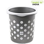 Cello Fusion Plastic Dustbin / Garbage Bin - Without Lid, Grey 7 L