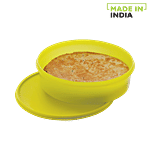 Mastercook Premium Round & Flat Storage Container With Lid - Green 1.5 L