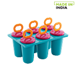 Mastercook Premium Kulfi Maker With Candy Cones - Blue 100 ml (Set of 6)