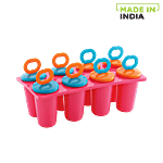 Mastercook Premium Kulfi Maker With Candy Cone - Pink 100 ml (Set of 8)