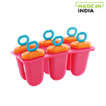 Mastercook Premium Kulfi Maker With Candy Cone - Pink 100 ml (Set of 6)