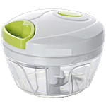 Triones Vegetable/Fruit String Chopper With 3 Blades - White-Green 1 pc