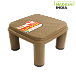 Ratan Plastic 110 Tuff Stool Brown 1 Pc 