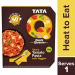TATA Q Ready To Eat Saucy Tomato Pasta With Veggies - High Quality Ingredients 290 g 