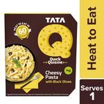 TATA Q Ready To Eat Veg Cheesy Pasta With Black Olives - High Quality Ingredients 290 g 