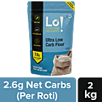 LO! Ultra Low Carb Keto Flour - High Fibre, Dietitian Recommended Atta 2 kg Pouch