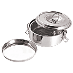 NanoNine Steel Lunch/Tiffin Box - Medium, Clip On 350 ml