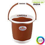 Nakoda Pixel Plastic Designer Bucket - Assorted Colour 18 L