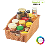 Nakoda Mint Multi Utility Plastic Basket/Tray - Medium, Assorted Colour 1 pc 