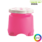 Nakoda Pixel Bathroom Stool Plastic / Patla - Small, Assorted Colour 1 pc