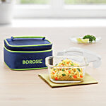 Borosil Borosilicate Glass Lunch Box/Tiffin Box 520 ml 