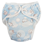 Paw Paw Reusable Fabric Diaper - L, 8-12 kg, Blue, Leakage Protection, Unique Rapisoak Technology 1 pc