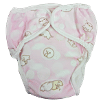 Paw Paw Reusable Fabric Diaper - XL, 10-14 kg, Pink, Unique Rapisoak Technology 1 pc