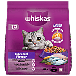 Whiskas Adult 1+ Years Dry Cat Food - Mackerel Flavour 480 g
