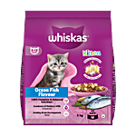Whiskas Junior Mother Cat & Kitten 2-12 Months Dry Cat Food - Ocean Fish Flavour 3 kg