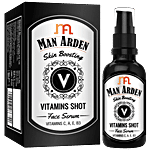 Man Arden Skin Boosting Vitamins Shot Face Serum - With Vitamin C, A, E & B3, For Men 30 ml 