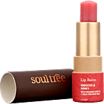 Soultree Ayurvedic Lip Balm - Hibiscus & Honey With Organic Ghee & 7 Cold Pressed Oils 3.5 g 