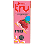 Amul Tru Litchi 180 ml Tetra Pak