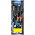 Aquawhite Carbon HD Toothbrush - Carbon Infused Bristles 3 pcs Value Pack