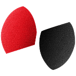 PAC Mini Sponge Set  - Olive Cut, Black, Red 2 pcs 