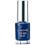 Lakme Color Crush Nail Art - M6, Navy Blue 6 ml
