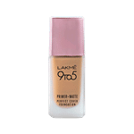 Lakme 9To5 Primer + Matte Perfect Cover Foundation - W180, Warm Natural 25 ml