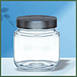 Yera Glass Jar With Steel Cap 565 ml Set of 2