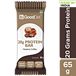 bb Gooddiet 20g Whey Protein Bar - Hazelnut Coffee 65 g 