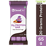 bb Gooddiet 20g Whey Protein Bar - Kesar Almond Fudge 65 g