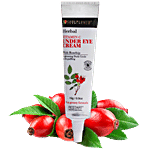 Soulflower Herbal Vitamin C Under Eye Cream With Rosehip - Lightening Dark Circle & De-puffing 15 g 