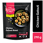 ITC Master Chef Chicken Galouti Kebab - Non-Veg Frozen Snack, Ready To Cook 210 g 