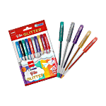 BIC Cello Geltech Fun Glitter - Assorted 10 pcs