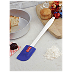 Hazel Big Silicone Spatula With Plastic Handle - Blue 1 pc