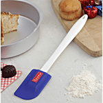 Hazel Big Silicone Spatula With Plastic Handle - Blue 1 pc