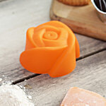 HAZEL Silicone Rose Shape Muffin Mould - Assorted Colour 1 pc